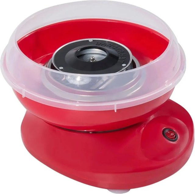 HOMCOM Zuckerwattemaschine aus Kunststoff in Rot - Bild 1
