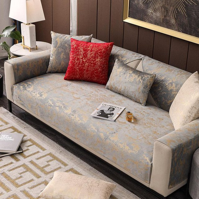 Modernes quadratisches Kissenbezug aus Polyester in Grau, B/B/H: 70 x 70 x 70 cm - Bild 1