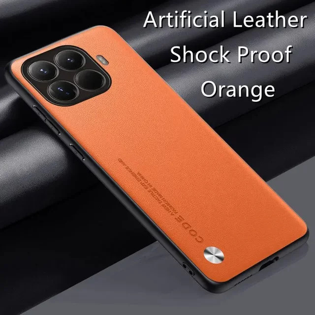 Schlichte Business Schutzhülle aus PU-Leder für Xiaomi 17T Pro 17 Max 15T Pro 14T POCO X8 Pro Max F8 Pro M8 Pro in Grün und Orange - Bild 1
