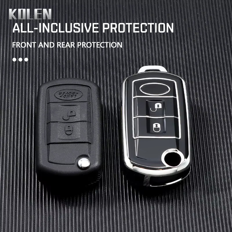 KOLEN TPU Auto Flip Key Case Cover für Land Rover Range Rover Sport LR3 Discovery 3 mit 3 Knöpfen - Bild 3