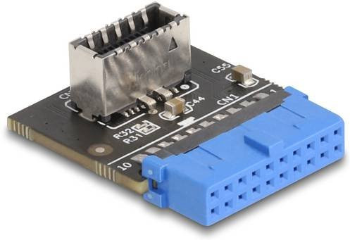 Delock USB 3.1 Gen 1 Adapter von USB-C auf USB-A in Blau 67174 - Bild 1