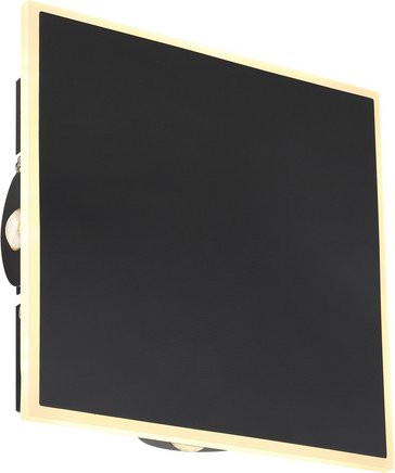 GLOBO LIGHTING LED-Wandleuchte Saidy Schwarz quadratisch B/H: 20 x 20 cm - Bild 1