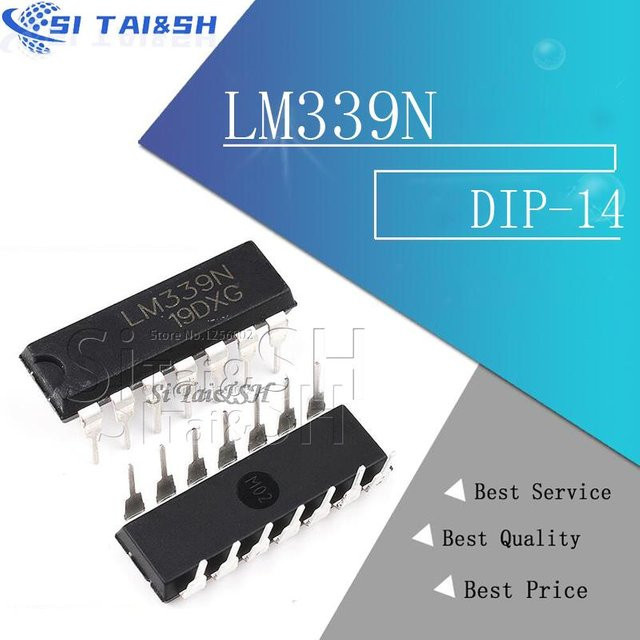 Si Tai&SH Set mit 10 integrierten Schaltkreisen IC Chips in Schwarz: LM358, 74HC595, TL072, CD4017, TL074, TL494, CD4011, LM386, NE555 und L293D Motor Treiber im DIP-Format - Bild 1