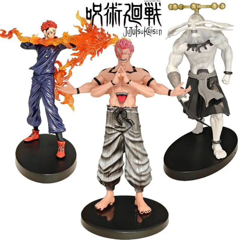 Bandai Jujutsu Kaisen Anime Figur Itadori Yuji und Ryomen Sukuna Action-Modell aus Kunststoff, mehrfarbig, Höhe: 22 cm - Bild 1