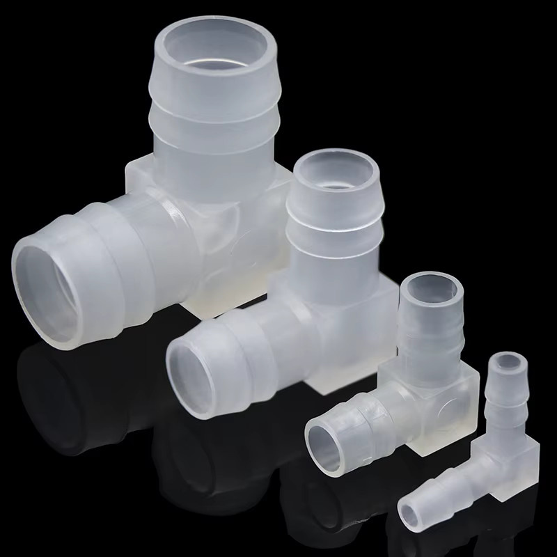 Schlauchverbinder Set aus transparentem Kunststoff für Tropfbewässerung und Garten mit Widerhaken, Außendurchmesser 3,2 mm bis 25 mm - Bild 3
