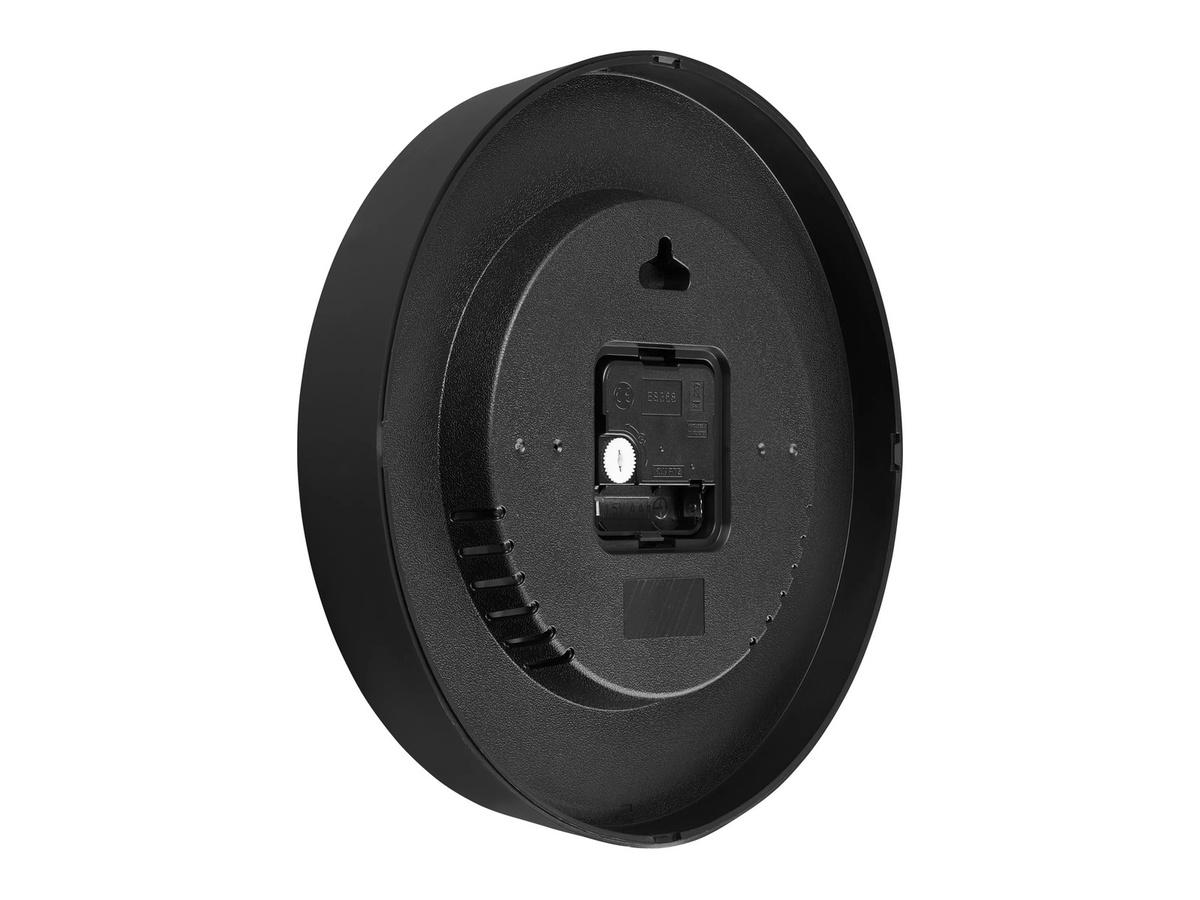 LIVARNO Wanduhr mit Thermo- und Hygrometer in Schwarz und Weiß, analoges Design mit Quarzwerk - Bild 2