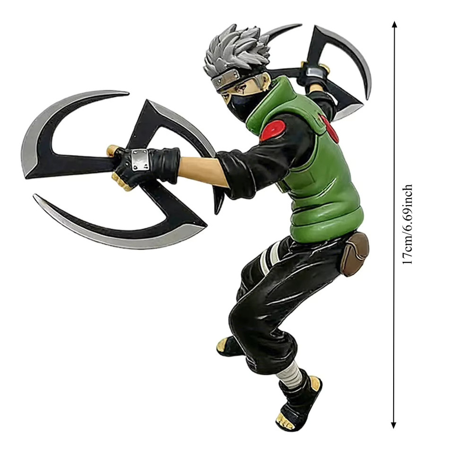 Bandai Naruto Sasuke Kakashi Uzumaki Gaara, Actionfiguren, Kunststoff - Bild 2