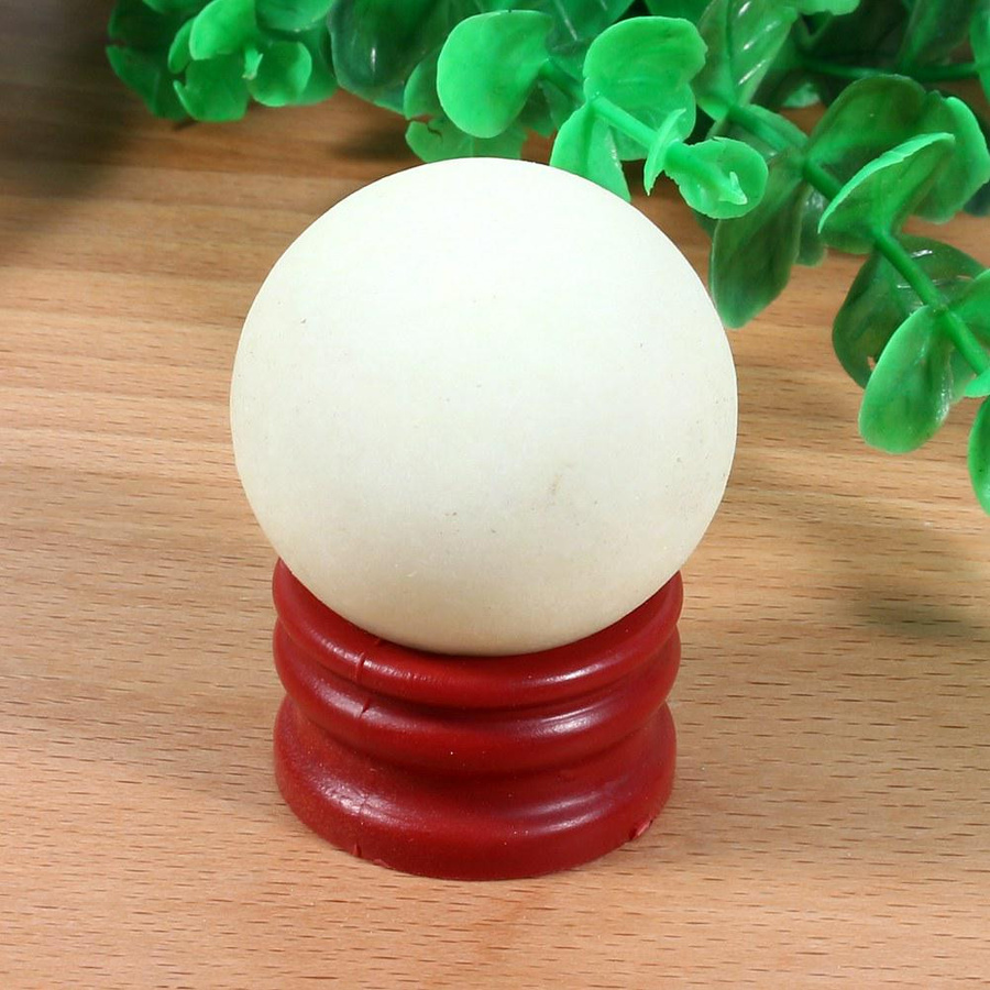 Tooarts Leuchtender Stein Orb Ball als Glow in the Dark Dekoration mit Basis, Durchmesser: 3,5 cm - Bild 2
