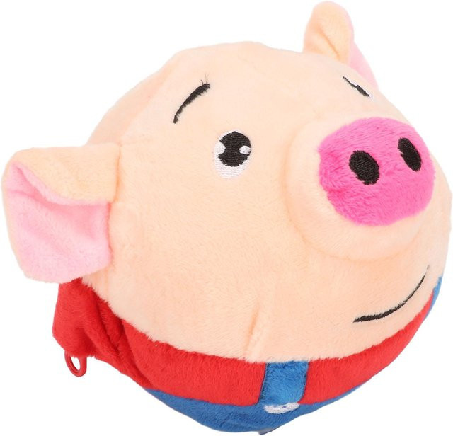 mfySpace Haustier Hüpfball Cartoon Schwein Plüsch, interaktiv, mit Sound, USB wiederaufladbar, beige - Bild 1