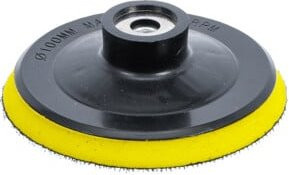 BGS Schleifteller mit Klettaufnahme in Schwarz Durchmesser: 100 mm - Bild 1