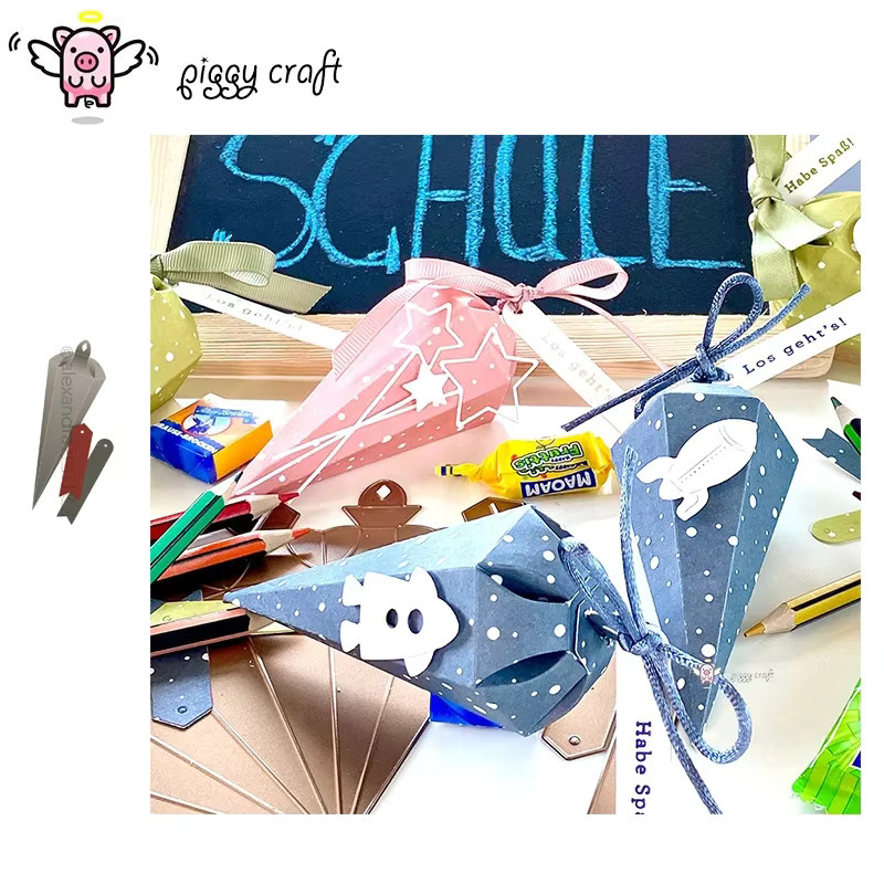 Mmao Craft Metall-Stanzform in Kegelform für Papier und Bastelarbeiten - Bild 1