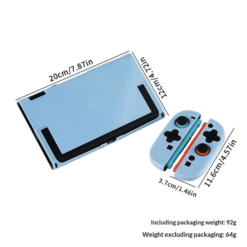 TPU Schutzhülle in Blau für Nintendo Switch 2. Generation Konsole (NS2) - Bild 3