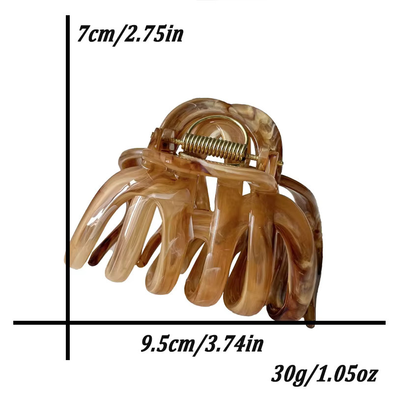 ZYFHTT Haarspange Kürbis-Design, Acryl, Damen - Bild 2