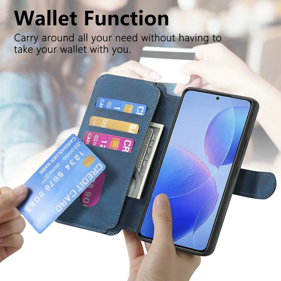 Xiaomi Poco F8 Pro Ultra X8 Pro Max 5G Magnetische 2-in-1 Lederhülle als abnehmbare Brieftasche Schutzhülle - Bild 4