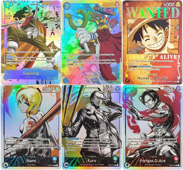 Bandai One Piece Spielkarten, Piraten, Englisch - Bild 1