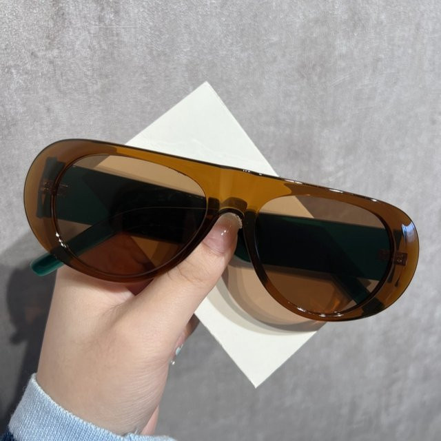 RELEN Sonnenbrille Aviator, Vollrand, braun, Damen - Bild 1