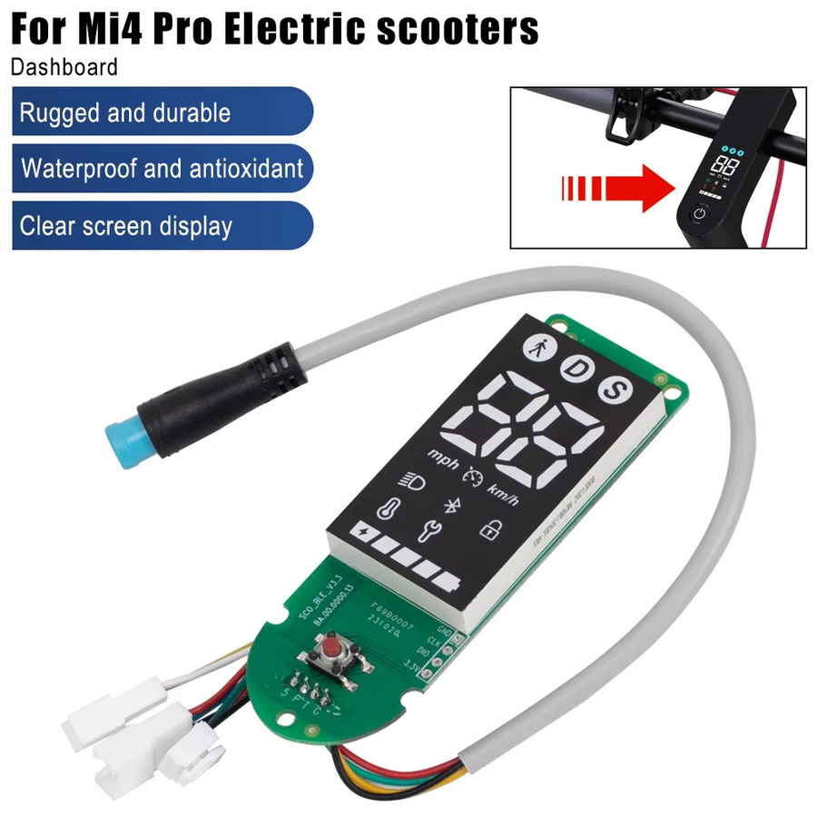 Xiaomi 4 Pro Elektroroller Armaturenbrett und Controller Set mit Display und Hauptplatine - Bild 3