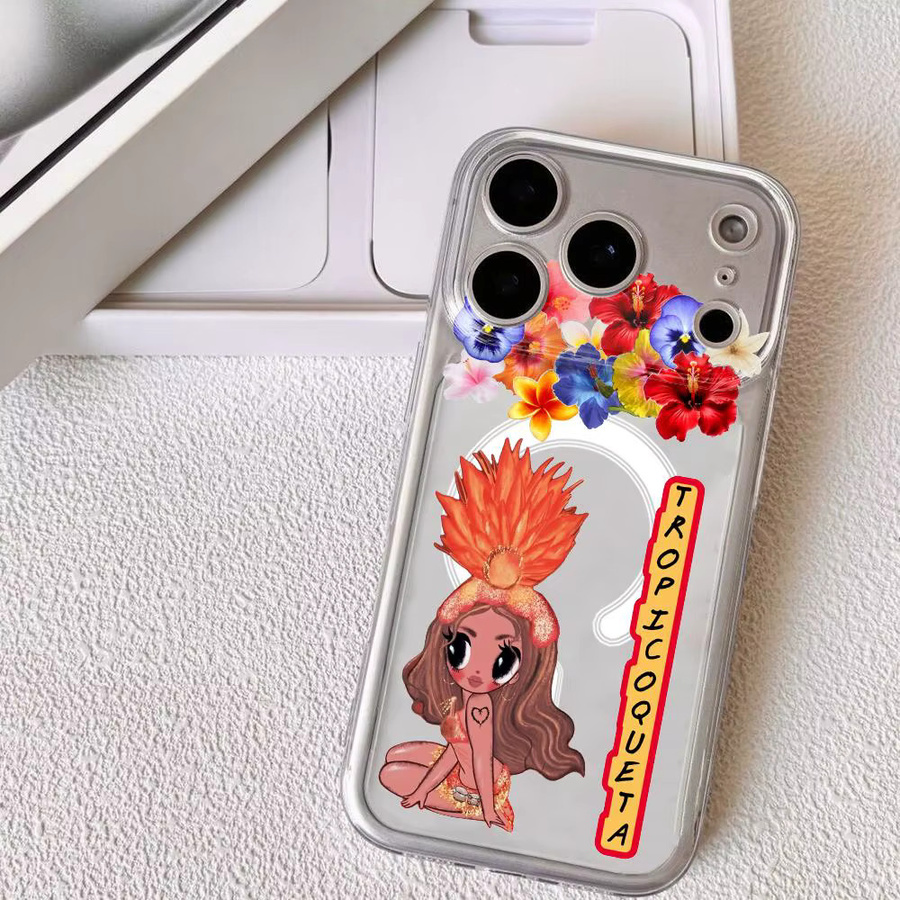 Singer K-KaRol G Magnetische Handyhülle für iPhone 17 16 15 14 13 12 Pro Max Plus Transparent - Bild 4