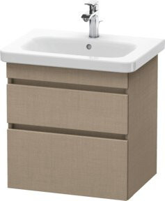 Duravit Waschtischunterschrank DuraStyle, Wandhängend, Farbe: Leuchtend Weiß, B/T/H: 58 x 44,8 x 61 cm - Bild 1