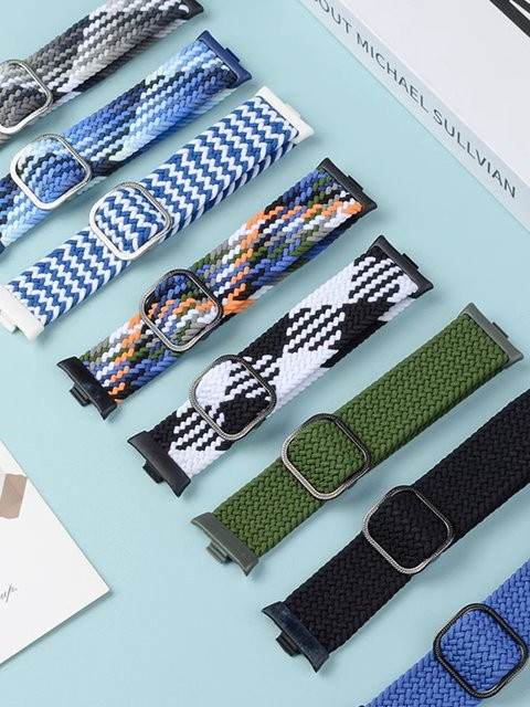 Uhrenarmband Sport-Nylon, geflochten, elastisch, verstellbar, Bunt, Unisex - Bild 1