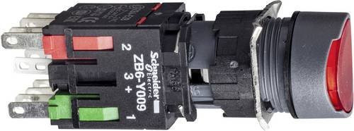 Schneider Electric XB6AW4B2B Leuchtdrucktaster Rot IP65 250V 3A tastend B/T/H: 18 x 18 x 57 mm - Bild 1