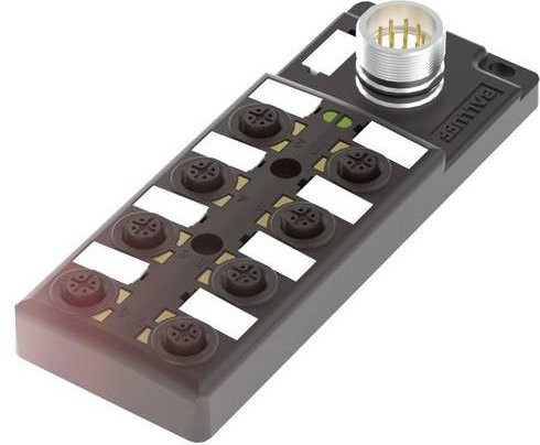 Balluff BPI 8M4A4P-2K-B0-SM6CT Sensor/Aktorbox passiv Multipolverteiler in Schwarz - Bild 1
