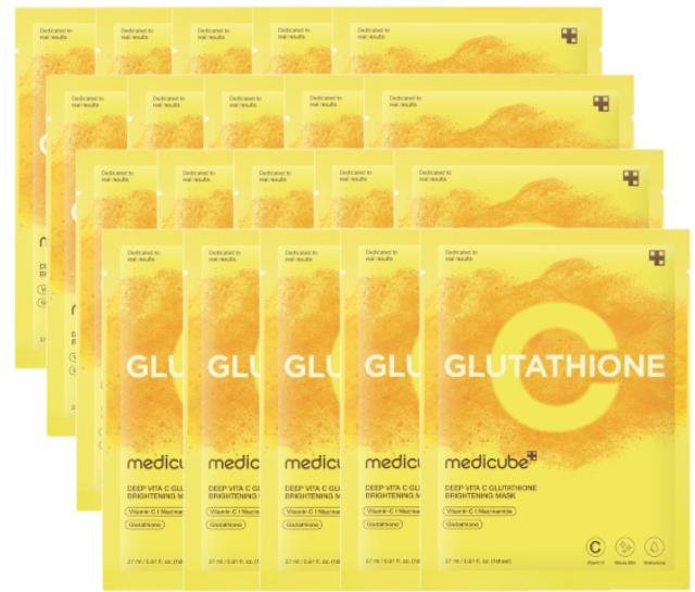 Medicube Deep Vita C Glutathione Maske, 27 ml, Vitamin C, Glutathion - Bild 1