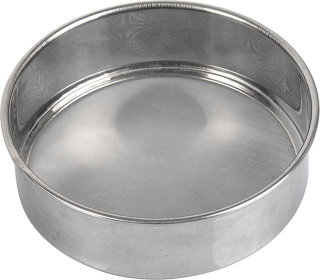 TOMTOP JMS Ultrafeines Mehlsieb aus Edelstahl in Grau, Durchmesser: 15 cm, 40 Mesh - Bild 1