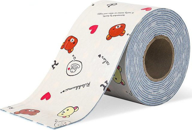 WTEMPO Selbstklebender Spülenaufkleber Wasserdicht und Waschbar für Küche und Badezimmer, Multicolour, Breite: 8 cm, Länge: 2,8 m - Bild 1