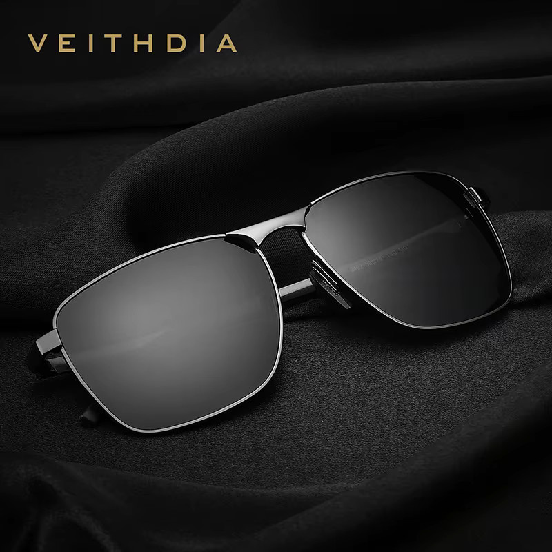 VEITHDIA V2462 Sportsonnenbrille, Vollrand, Metall, Unisex - Bild 2