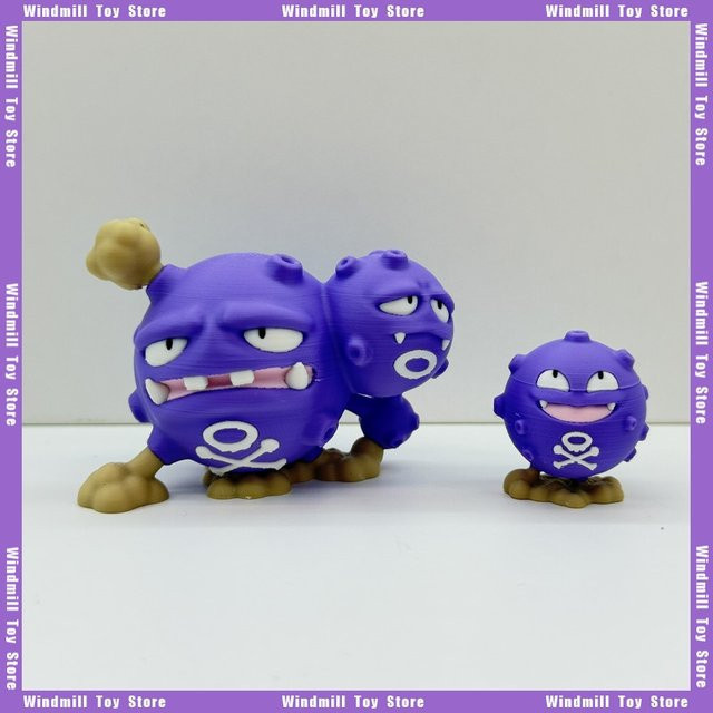 Bandai Pokémon Weezing, Modell, Maßstab 1:20, Kunststoff, Lila - Bild 1
