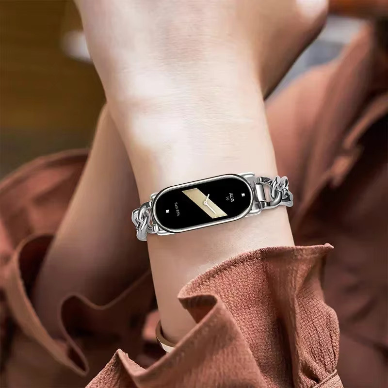 CAOWTAN Smart-Armband, Edelstahl, Silber, Damen - Bild 3