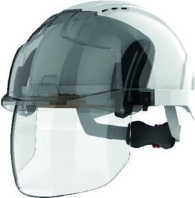 JSP EVO VISTAshield Gesichtsschutz mit Visier in Weiß - Bild 1