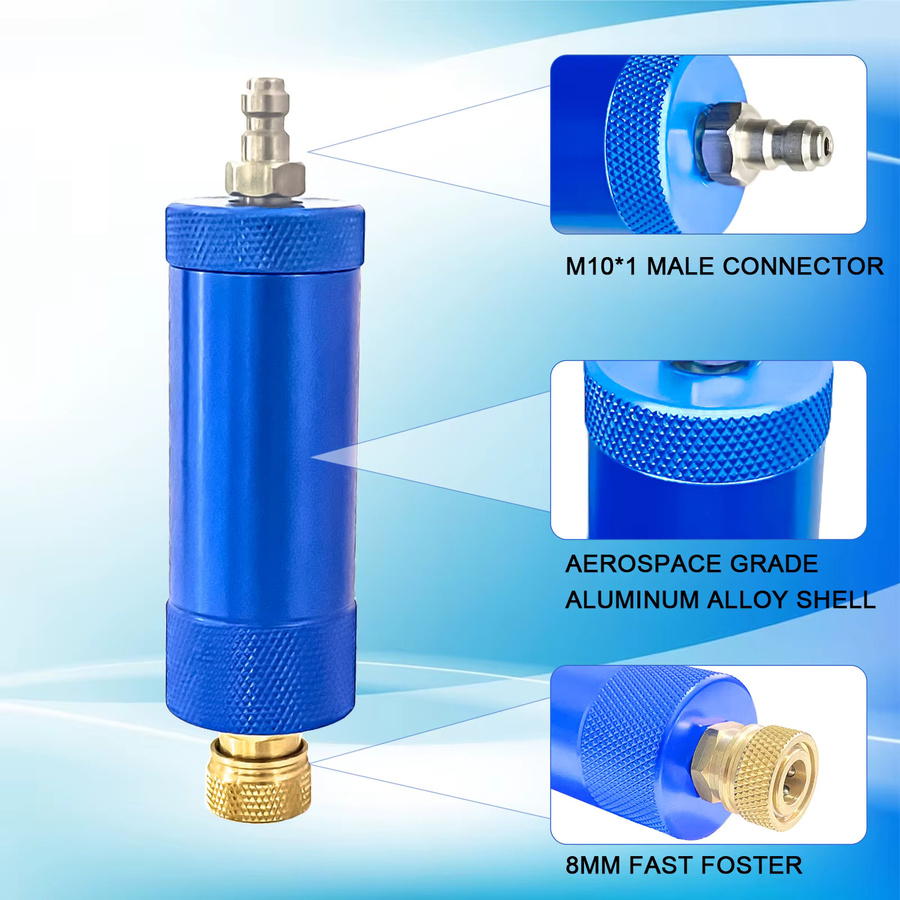 Luftkompressor Öl-Wasser-Abscheider Filter für Hochdruck-Lutmpumpen in Blau - Bild 2