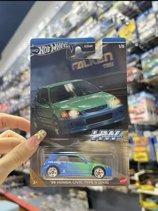 Hot Wheels Speed Graphics Serie, 99 Honda Civic Type R (Ek9), Modellautos, 1:64 - Bild 4
