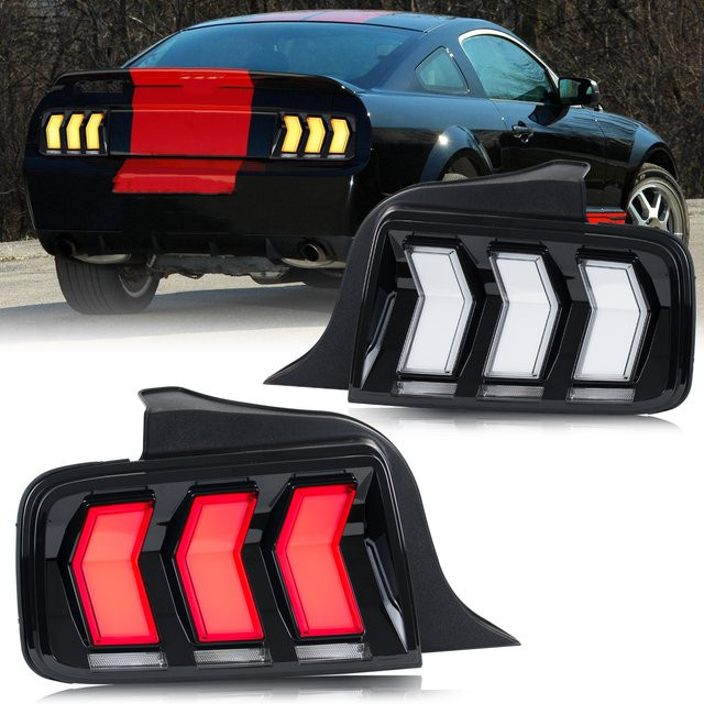 LED-Rückleuchten Set für Ford Mustang 2005-2009 GT Shelby S-197 mit sequentiellem Blinker - Bild 1
