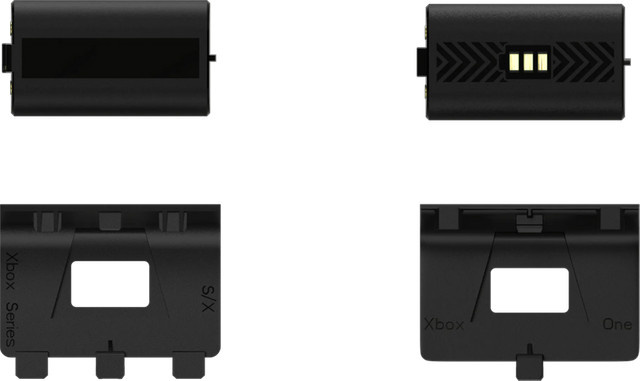 BlueBuilt Aufladbare Xbox Controller Batterien mit USB-C Anschluss in Schwarz - Bild 1
