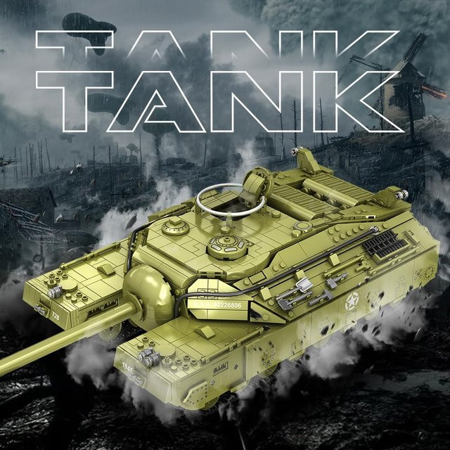 T28 Schwerer Panzer, Bausteine Set, 2986 Teile, ab 6 Jahren - Bild 1