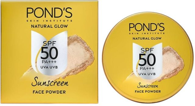 Pond's Gesichtspuder Sonnencreme LSF 50, beige, fettige Haut, matt - Bild 1