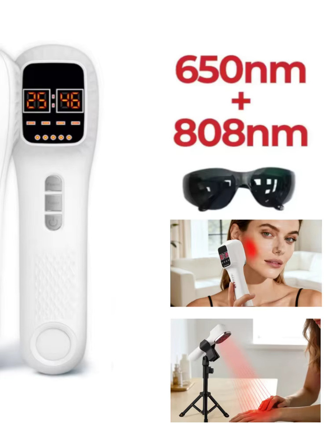 Jitesy Lasertherapiegerät für Gesicht & Körper, 9LED Rotlicht, Unisex - Bild 6