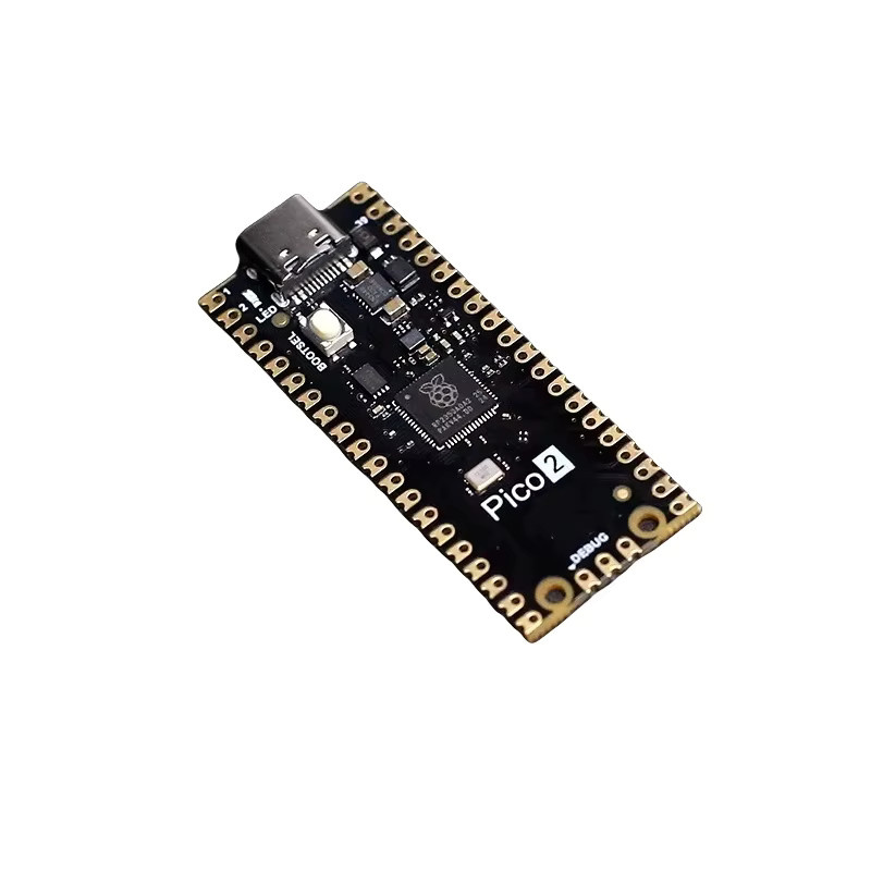 Raspberry Pi Pico2 Entwicklungsboard mit RP2350 Mikrocontroller und USB-C Anschluss in Schwarz - Bild 3