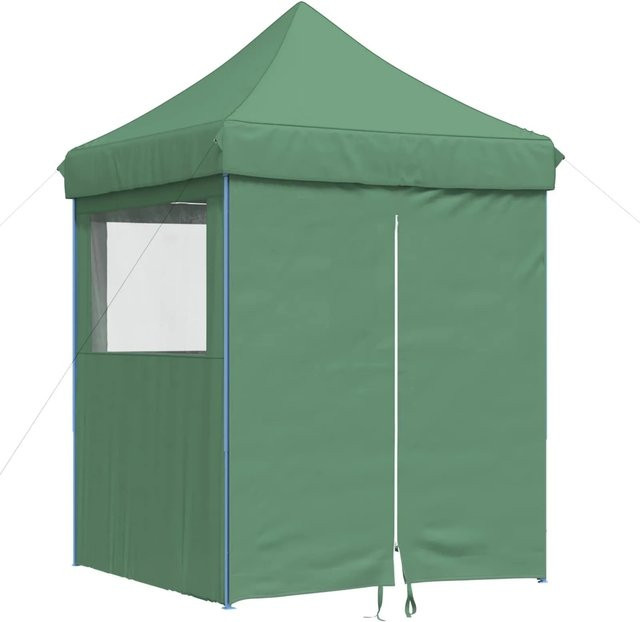vidaXL Party-Zelt Grün aus Oxford-Stoff mit PVC-Beschichtung, B/T/H: 200 x 200 x 306 cm - Bild 1