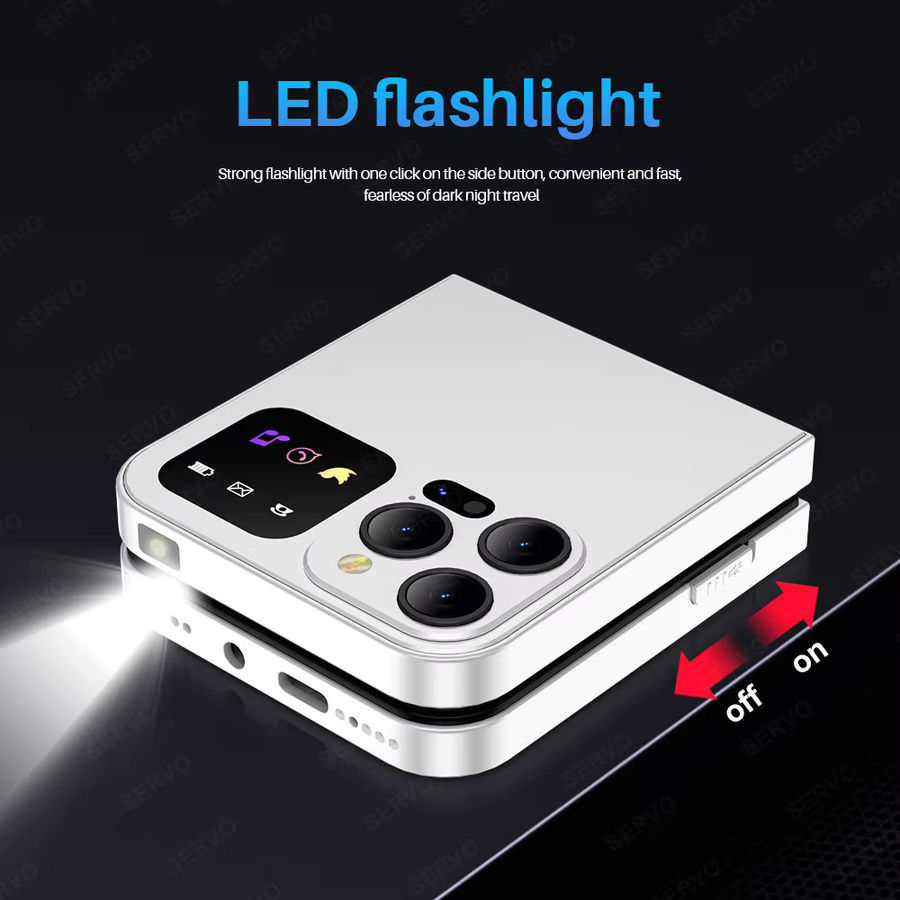 SERVO A50 PRO Flip-Handy mit 2,4-Zoll-Display, 2 SIM-Karten und Anrufaufzeichnung, neue Version - Bild 3
