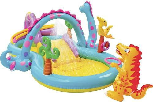 Intex Playcenter Dinoland mit Sprüher und Rutsche, B/T/H: 333 x 229 x 112 cm, Mehrfarbig - Bild 1
