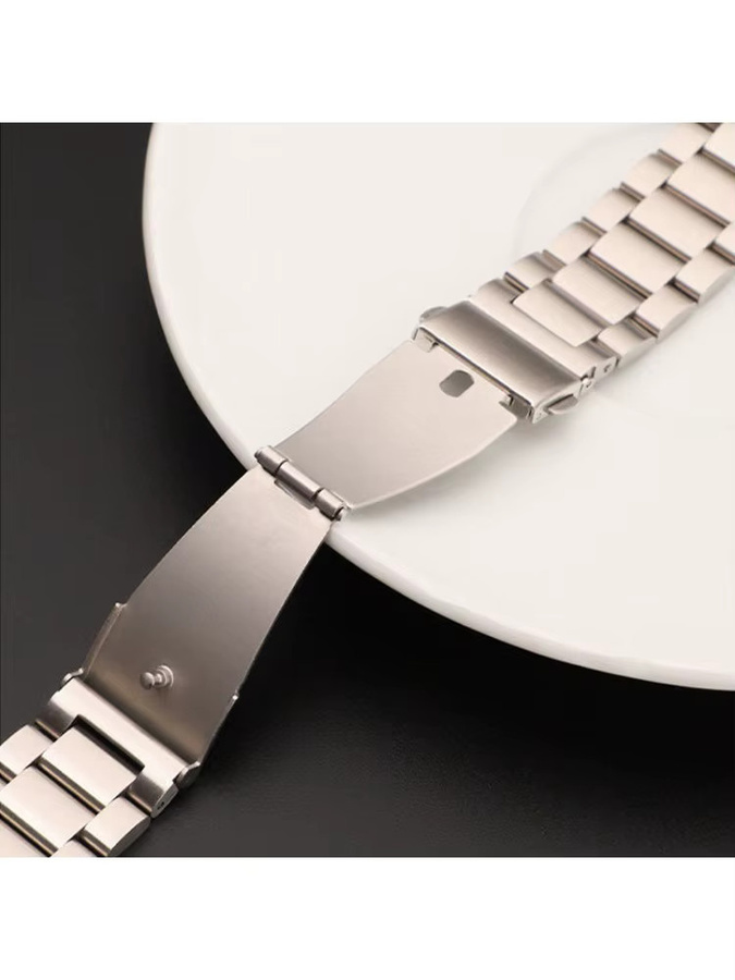 Uhrenarmband Edelstahl, Silber, Unisex - Bild 5