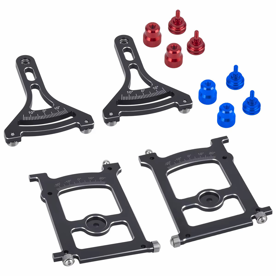 MALOM RC Aluminium-Chassis-Messwerkzeug mit Schraubenschlüssel, 1-teiliges Set - Bild 4