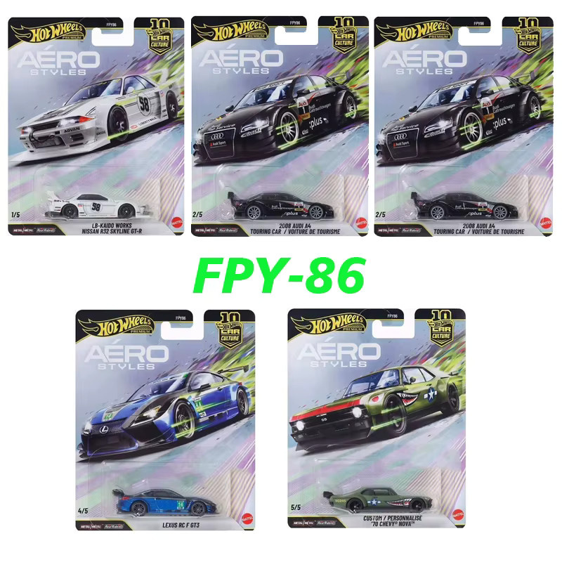 Hot Wheels Premium Car Culture Aero Style Spielzeugautos, 1:64, Metall - Bild 2