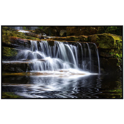 papermoon Infrarotheizung EcoHeat Kleiner Wasserfall in Wald mit Matt-Effekt in Bunt, App-Steuerung und Überhitzungsschutz - Bild 2