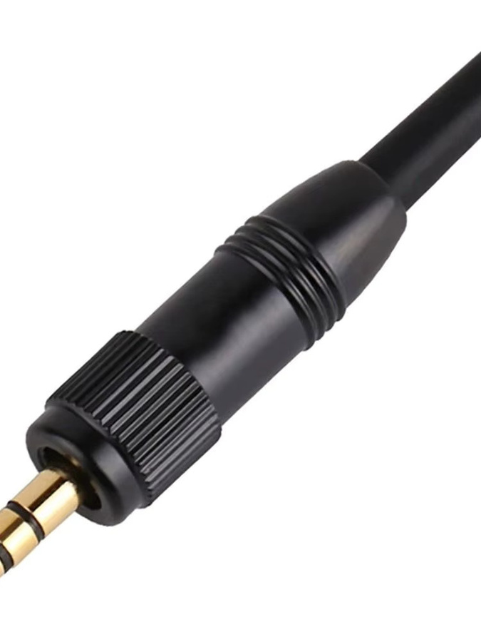 Sennheiser Ersatz Audio-Lock-Anschluss 3,5mm Stereo-Schraubstecker in Schwarz für Sonyd11/v1/p03 Mikrofone - Bild 5