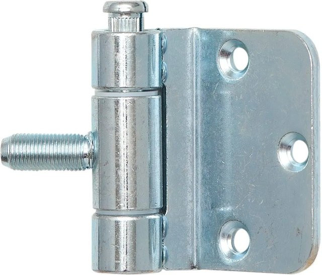 SFS Stahlzargenband 3-teiliges Einbohrband aus verzinktem Stahl in Silber, Maße: 18 x 62 mm - Bild 1